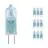 Mehrfachpackung 10x Osram 64427 Halostar Starlite 2000 GY6.35 20W 12V 928 | Extra Warmweiß - Beste Farbwiedergabe